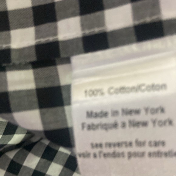 Caroline Constas Artemis Bustier Multi Colored Gingham 100% Cotton Boning Medium - Picture 4 of 5